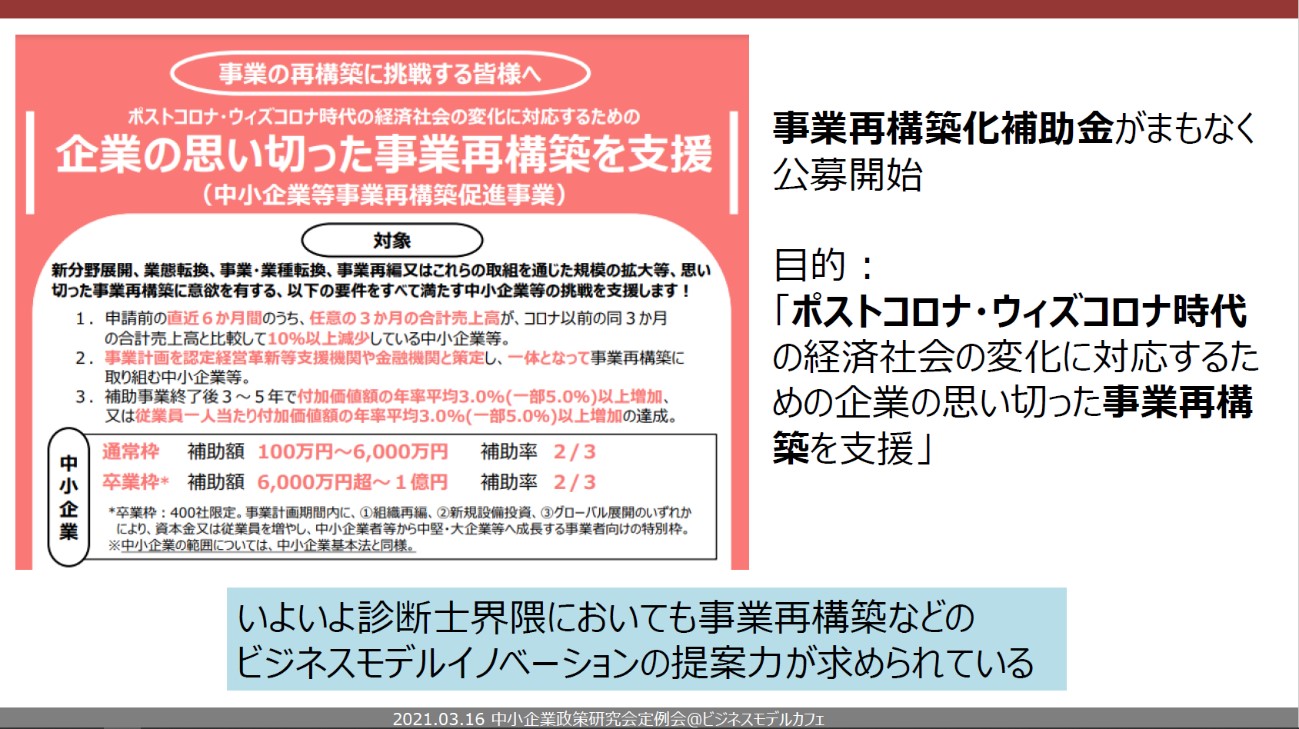 事業再構築補助金